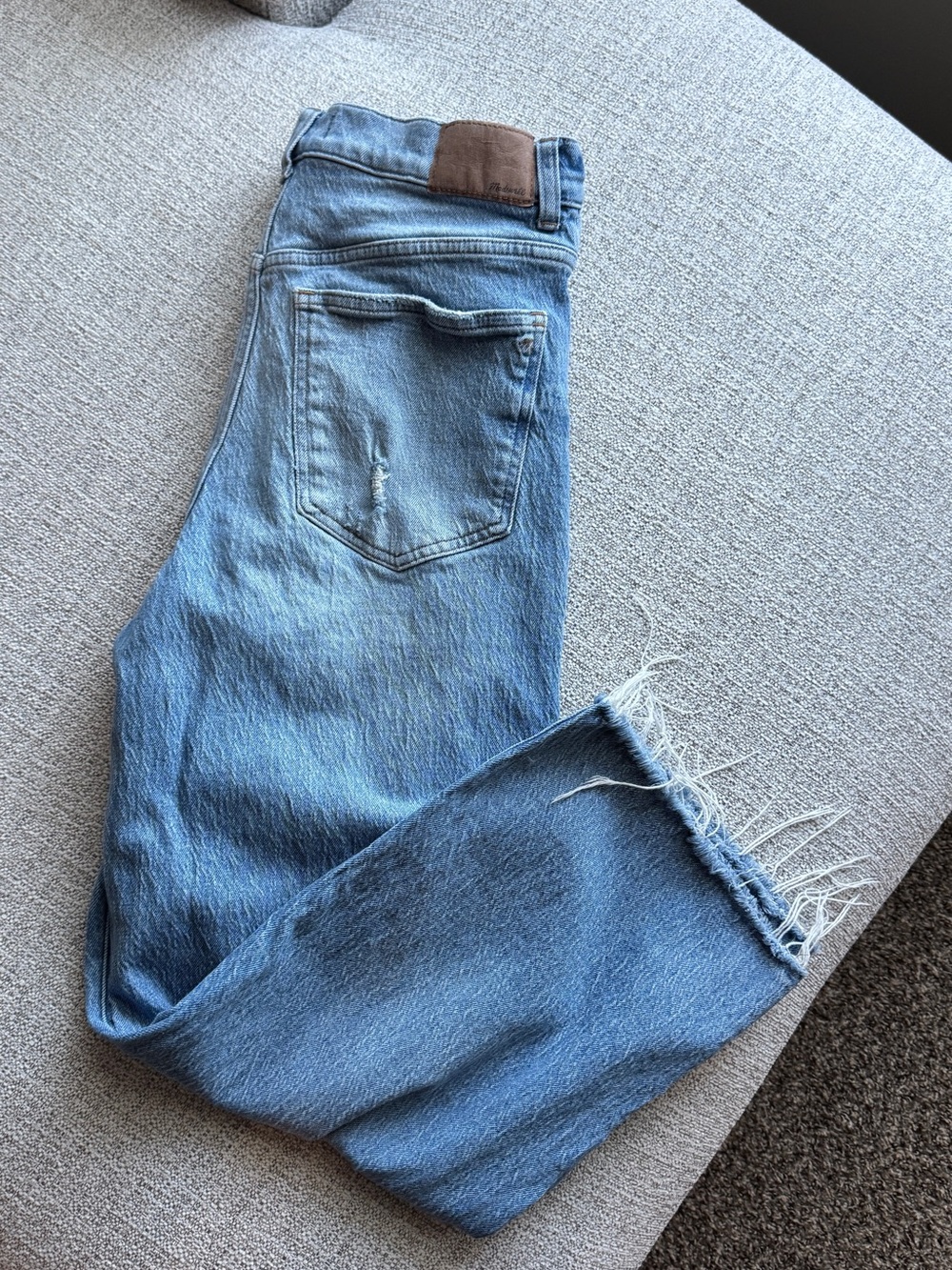 Madewell The Perfect Vintage Wide-Leg Crop Jean - Light Wash - Picture 14 of 14